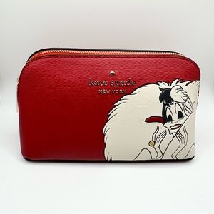 Kate Spade x Disney Cruella Makeup Bag